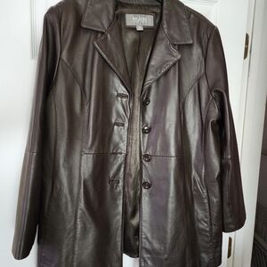 Wilsons Leather Rich Brown Women's Leather Jacket